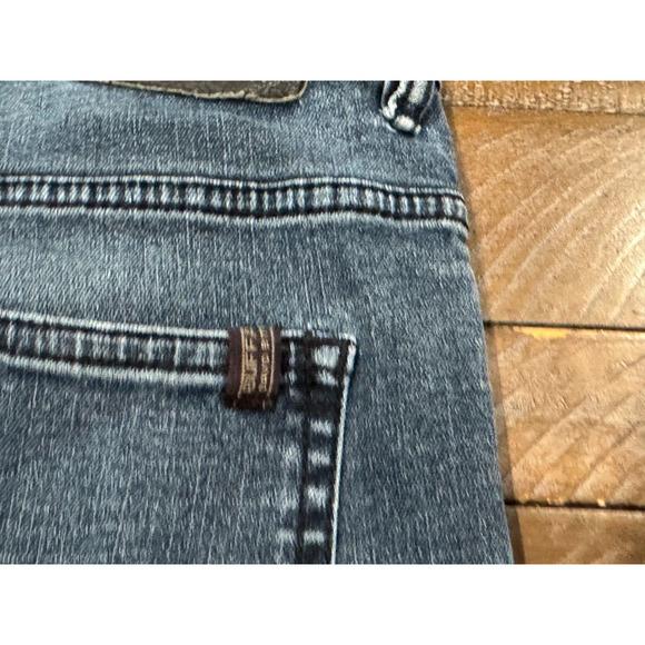 Buffalo Jeans Jackson-X Dark Wash Blue Straight Leg Stretch Denim - Size 36x30 - Picture 4 of 10